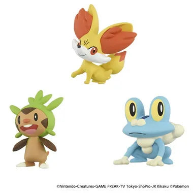 ポケモン30周年記念　モンコレ旅立ちの3匹セット　カロス地方