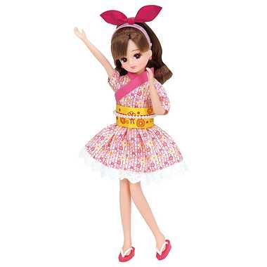 リカちゃんくるくる回転寿司　てんいんさんドレス