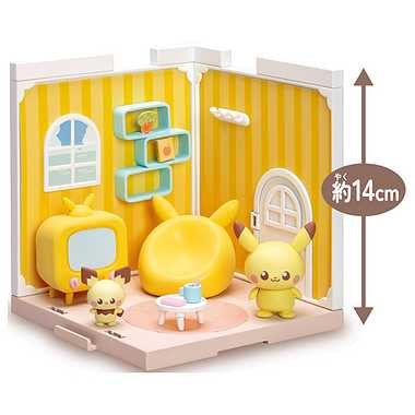 ポケモン　ポケピースハウス　リビング　ピカチュウ＆ピチュー