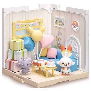 ポケモン　ポケピースハウス　ラウンジ　ヒバニー＆ニャスパー