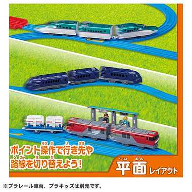 ２０のレイアウトでかっこよく走らせよう！ＤＸレールキット