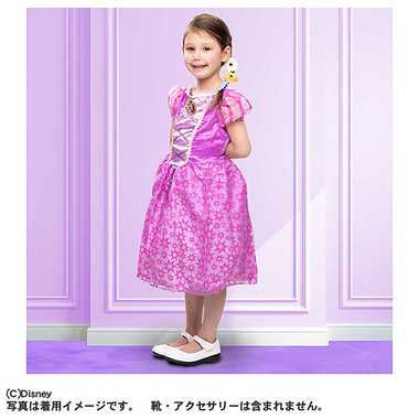 ディズニープリンセス　キラキラおしゃれドレス　ラプンツェル