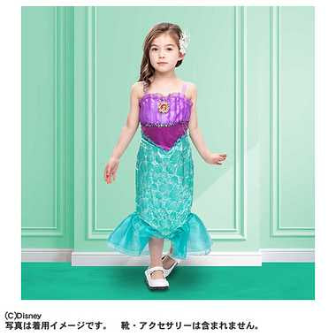 ディズニープリンセス　キラキラおしゃれドレス　アリエル