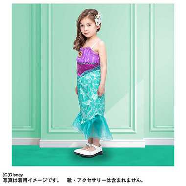 ディズニープリンセス　キラキラおしゃれドレス　アリエル