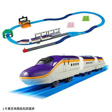 連結！Ｅ８系つばさ＆トミカアーチ踏切セット（初回特典Ｓ字レール３本付き）