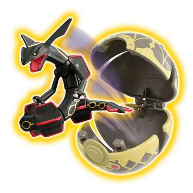 モンコレ　ポケデルゼ　黒いレックウザ（いにしえのモンスターボール）