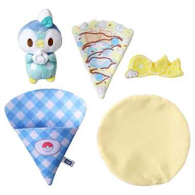 ポケモン　ポケピース　くるくるクレープぬいぐるみ　ポッチャマ