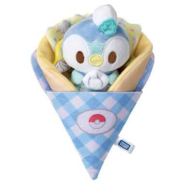 ポケモン　ポケピース　くるくるクレープぬいぐるみ　ポッチャマ