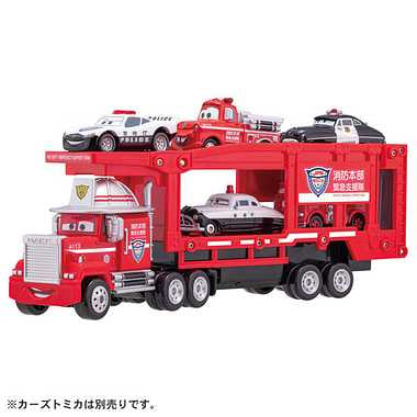 カーズ トミカ　現場へ急行！レスキューキャリアカー マック