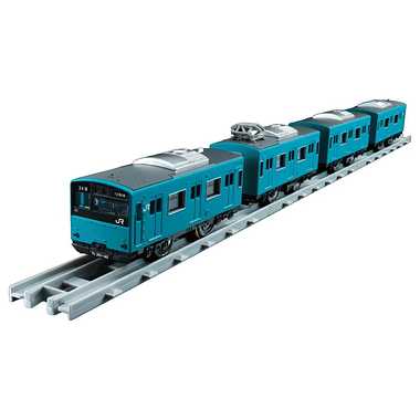 【別倉庫より取り寄せ商品】プラレール　リアルクラス　２０１系通勤電車（ＪＲ西日本・スカイブルー）