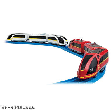 プラレール鉄道　レッドストリーム＆ホワイトストリーム　連結セット