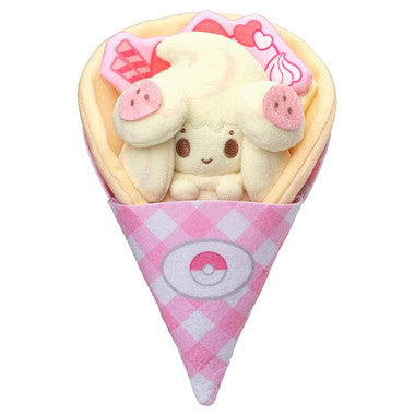 ポケモン　ポケピース　くるくるクレープぬいぐるみ　マホイップ