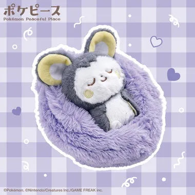 ポケモン　ポケピース　すやすやフルーツぬいぐるみ　エモンガ
