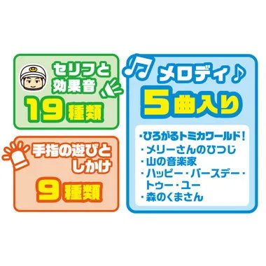 おでかけ大好き！トミカサウンドハンドル パトロールカー