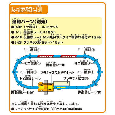 Ｊ－２７　プラキッズふみきりセット