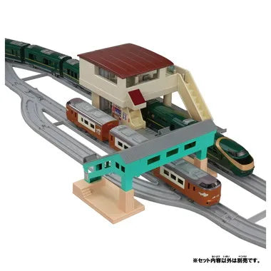 橋上駅舎と跨線橋キット