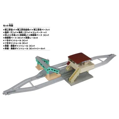 橋上駅舎と跨線橋キット