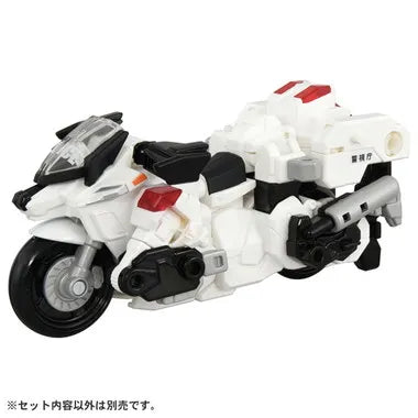 トミカ ジョブレイバー デカライドアーマー白バイ 警察犬ワンワンマル