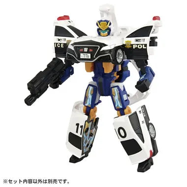 トミカ ジョブレイバー ＴＪＢＤＸ ライジングポリスブレイバー デカライドアーマー白バイ ＤＸセット