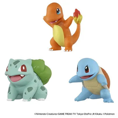 ポケモン30周年記念　モンコレ旅立ちの3匹セット　カントー地方
