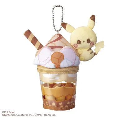 ポケモン　ポケピース　ピカチュウのキャラメルパフェぬいぐるみチャーム