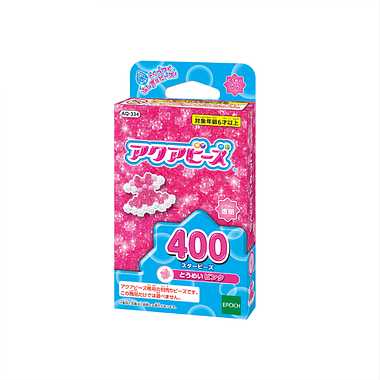 AQ-334 アクアビーズ スタービーズ とうめいピンク