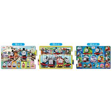 24-201 ステップパノラマパズル きかんしゃトーマス　みんなでゴー！