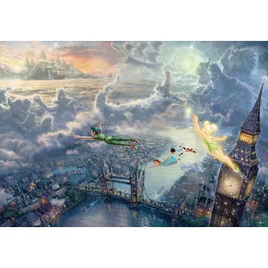 D-1000-031 Tinker Bell and Peter Pan Fly to Never Land
