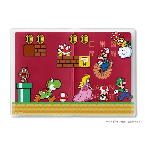 スーパーマリオ　パスポートカバー（マリオキャラクターズ）
