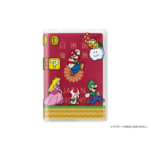 スーパーマリオ　パスポートカバー（マリオキャラクターズ）