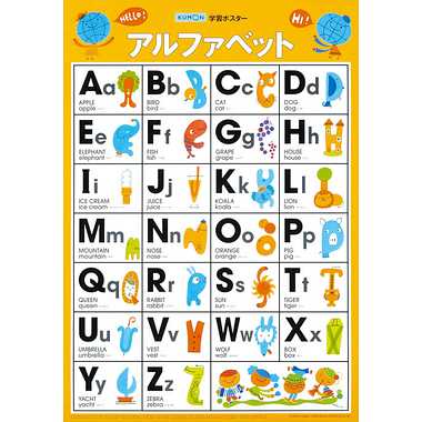GP-32 学習ポスター　アルファベット