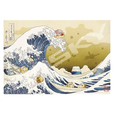 1000T-156 星のカービィ　プププ三十六景　フロートアイランズ沖浪裏