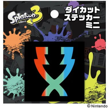 ダイカットステッカーミニ ①　スプラトゥーン3