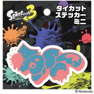 ダイカットステッカーミニ ⑦　スプラトゥーン3