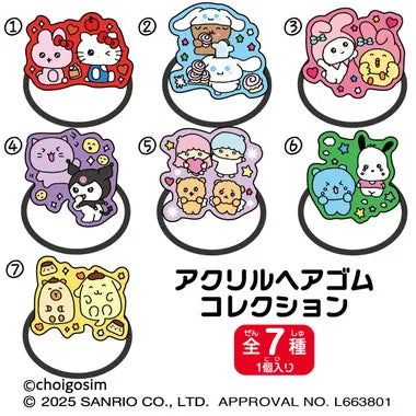 アクリルヘアゴムコレクション チェゴシム×サンリオキャラクターズ
