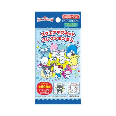 スクエアマグネットコレクションガム　サンリオキャラクターズ