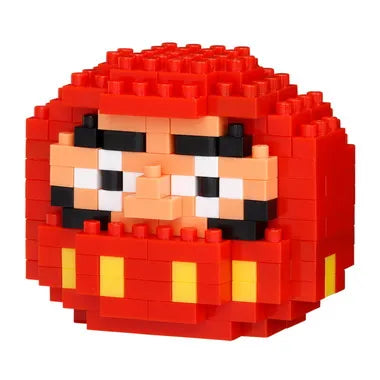 NBC_208 ｎａｎｏｂｌｏｃｋ　だるま 赤