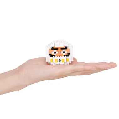 NBC_209 ｎａｎｏｂｌｏｃｋ　だるま 白