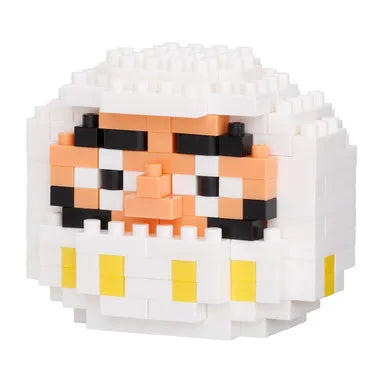 NBC_209 ｎａｎｏｂｌｏｃｋ　だるま 白