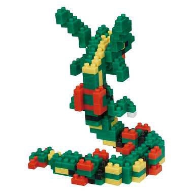 NBPM_064 ナノブロック ポケットモンスター レックウザ