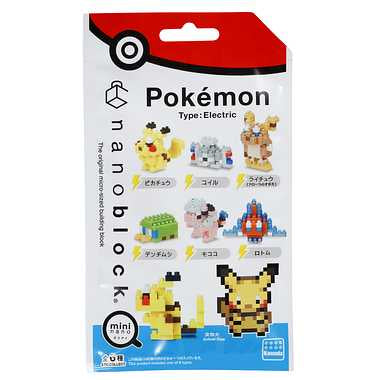 NBMC_08 ナノブロック　ミニナノ ポケットモンスター でんきタイプ（単品）