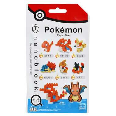 NBMC_11 ナノブロック　ミニナノ ポケットモンスター ほのおタイプ