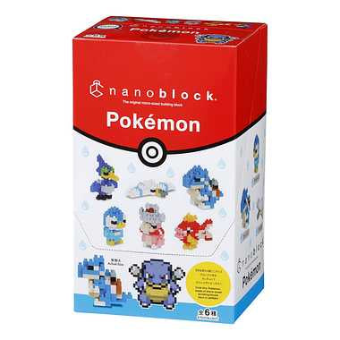 NBMC_16 ナノブロック　ミニナノ ポケットモンスター みずタイプ（単品）