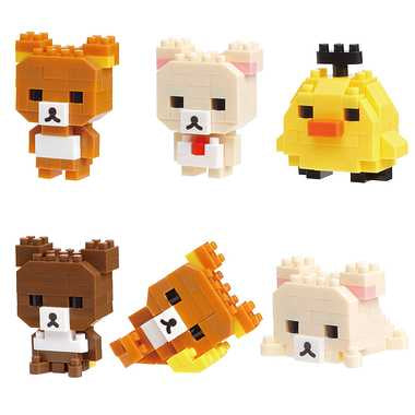 NBMC_17 ナノブロック ミニナノ リラックマ(単品)
