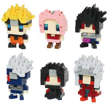 NBMC_45 ナノブロック ミニナノ NARUTO-ナルト- 疾風伝（単品）