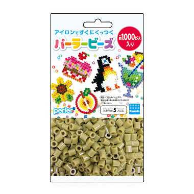 80-15220K パーラービーズ 単色　オリーブ