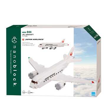 NBM-044 ナノブロック JAL 旅客機