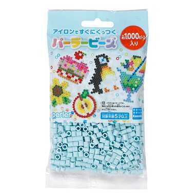 80-15202K パーラービーズ 単色 ロビンズエッグ