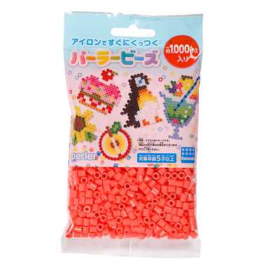 80-15204K パーラービーズ 単色 サーモンピンク
