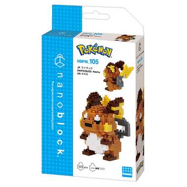 NBPM_105 ナノブロック ポケットモンスター ライチュウ